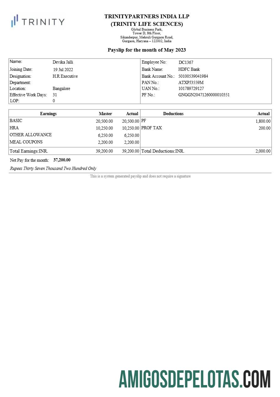 Imprimível Modelo de recibo de pagamento de imóveis da Trinitypartners India em formatos Word e PDF.pdf, 1